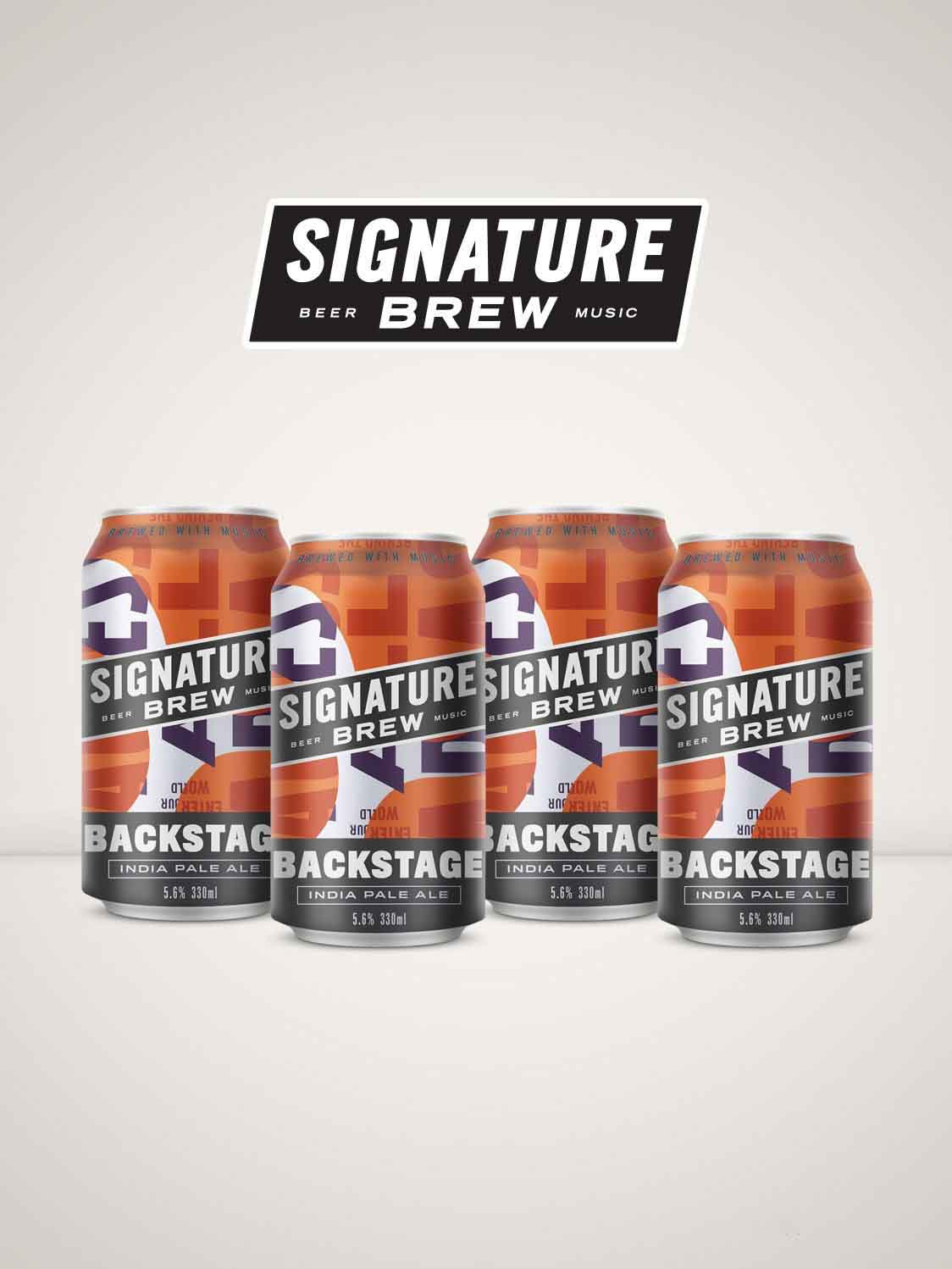 Signature Brew - Backstage IPA - 4 Pack 5.6%