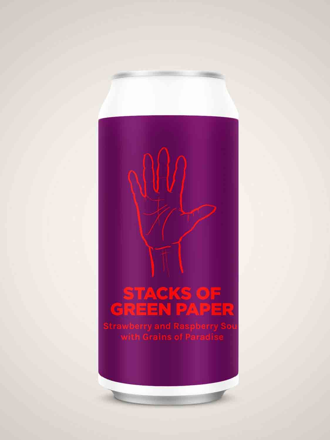 Pomona Island - Stacks Of Green Paper Strawberry & Raspberry Sour 6.5%