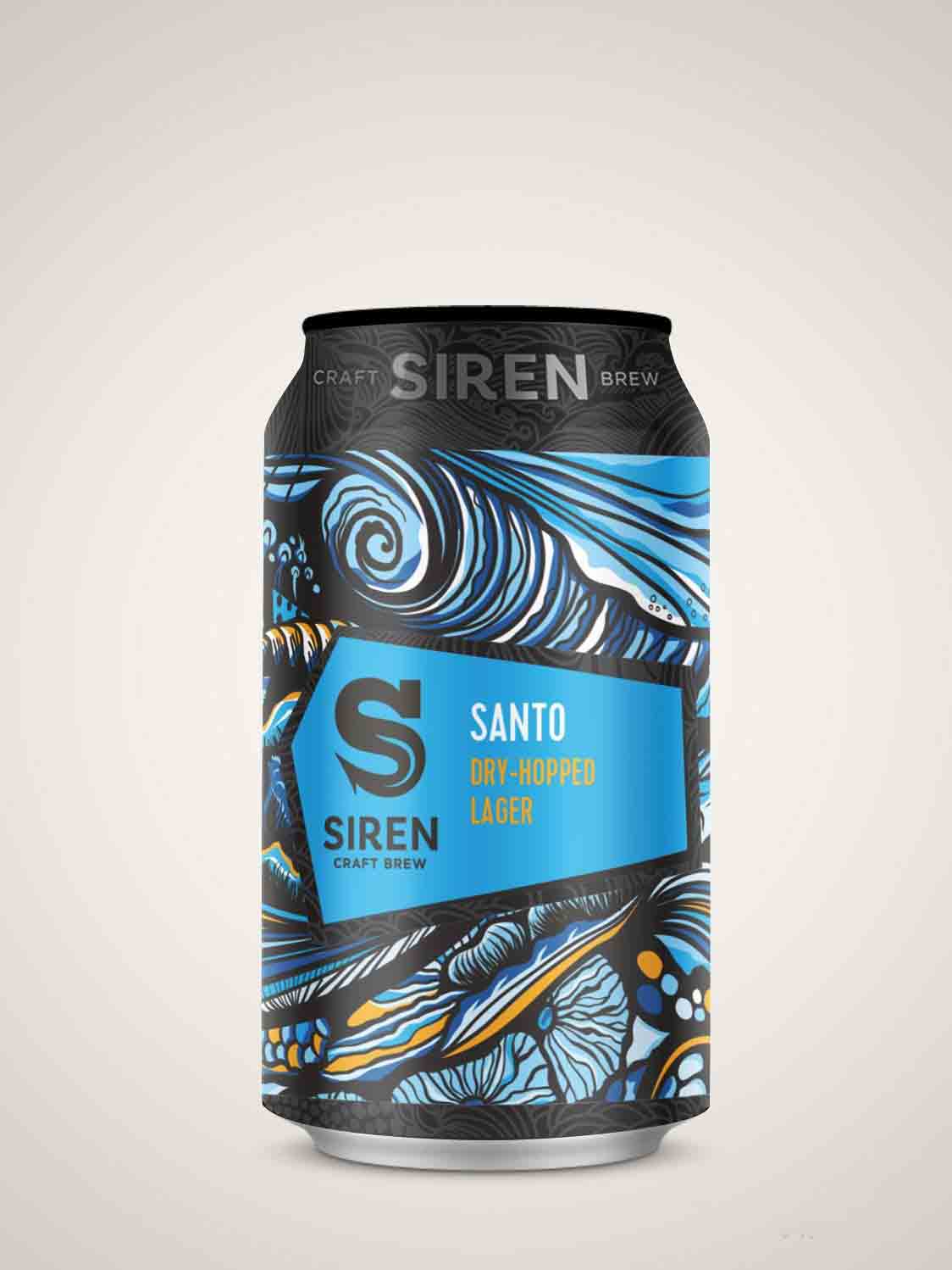Siren - Santo Dry Hopped Lager 5%