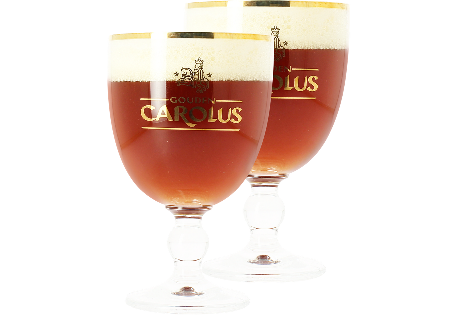 2 Gouden Carolus glasses